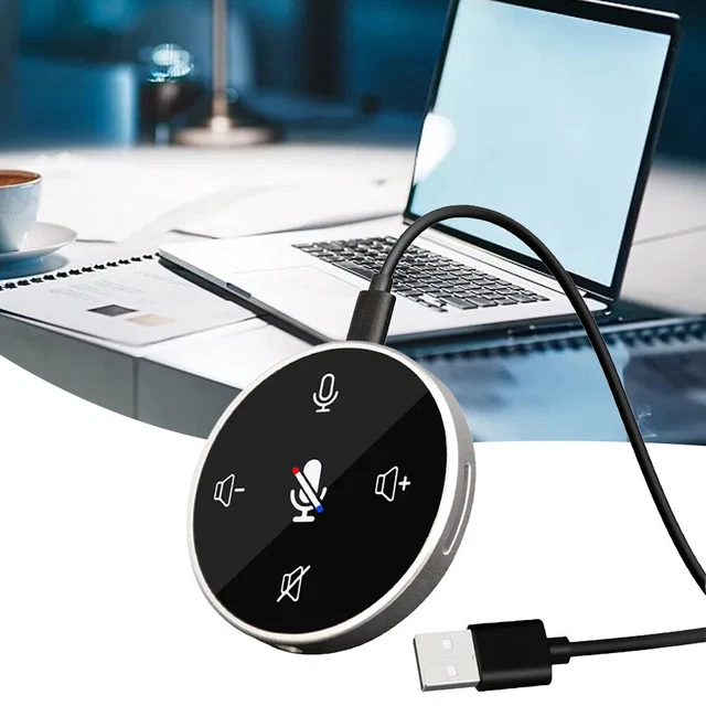 Webcam HD 1280x720 Per Videoconferenze – Microfono Con Riduzione Rumore, Plug And Play USB, Regolabile 30°, Compatibile Con Windows/Mac/Android