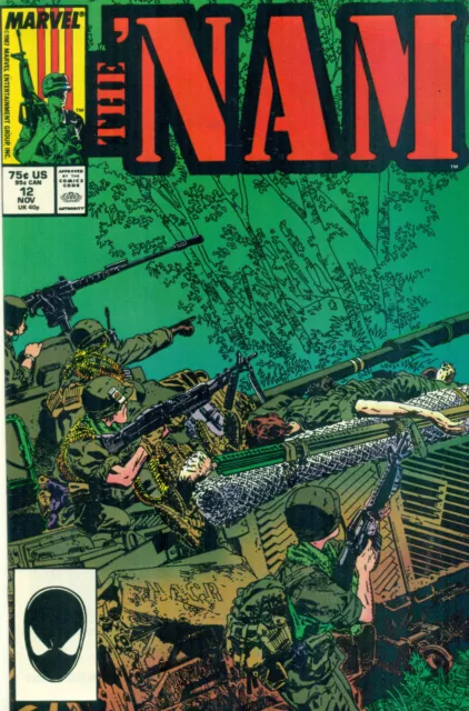 The Nam #12 By Murray Severin Vietnam War Golden Cover POW MIA Marvel NM/M 1987
