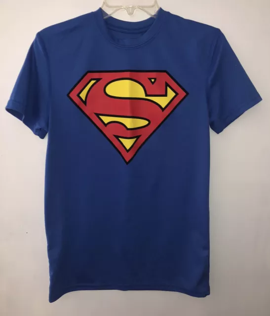 DC Comics Superman Dry Fit, Moisture Wicking, T-Shirt, Small