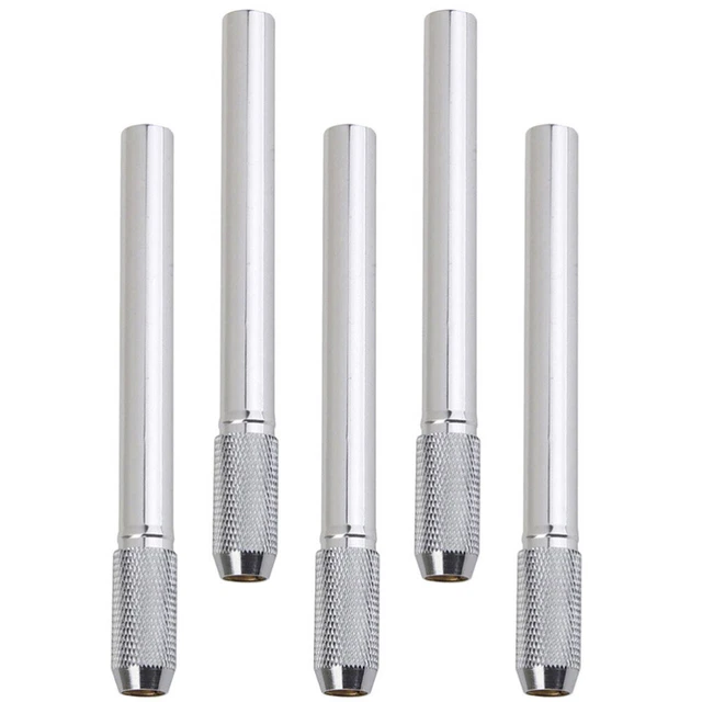 5 piezas Extensor de lápiz Metal Dibujo Lápiz Extensor Lápiz de color