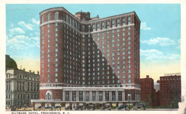 Postcard RI Providence Rhode Island Biltmore Hotel Posted 1925 Vintage PC H9018