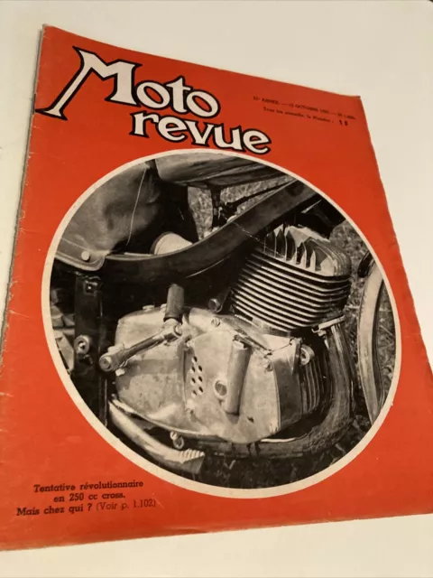 Magazine Moto revue N° 1660 1963 Jawa 250 les 6 jours Laguépie coupes de Paris