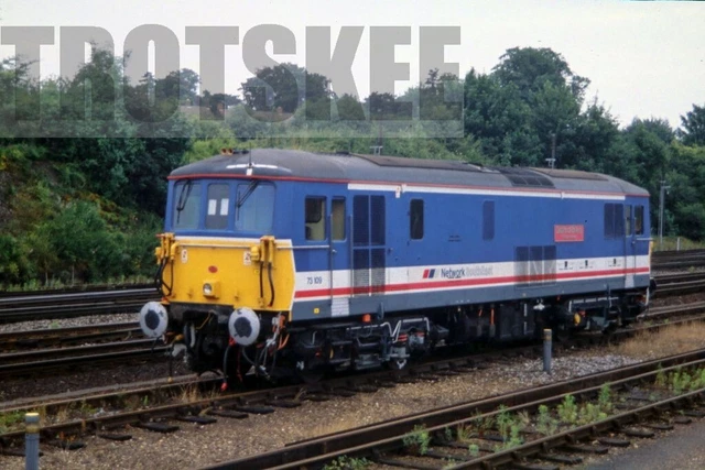 35MM SLIDE BR British Rail Diesel Loco Class 73 73109 1993 Basingstoke ...