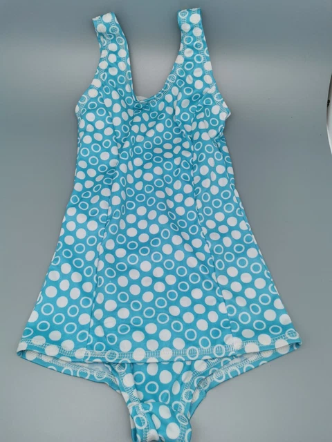 Costume da bagno originale anni 70 ragazza taglia 128 122 vintage retrò anni 60 mai indossato