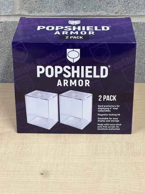 Pop Shield Armor Funko Pop! Hard Acrylic Protectors Case 2-Pack Vinyl Figure New Pop Shield Armor Funko Pop! Hard Acrylic Protectors Case 2-Pack Vinyl Figure New
