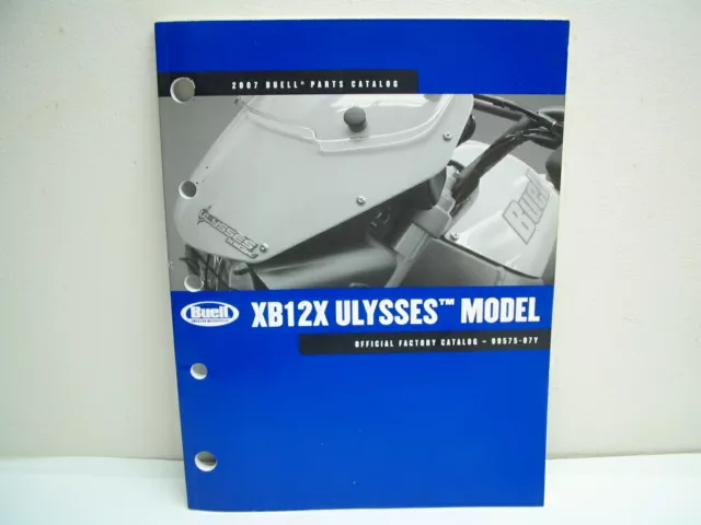 2007 Buell Parts Catalog - XB12X Ulysses Models - 99575-07Y