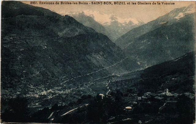 CPA Env. de BRIDES-les-BAINS - St-BON BOZEL et les Glaciers (438167)