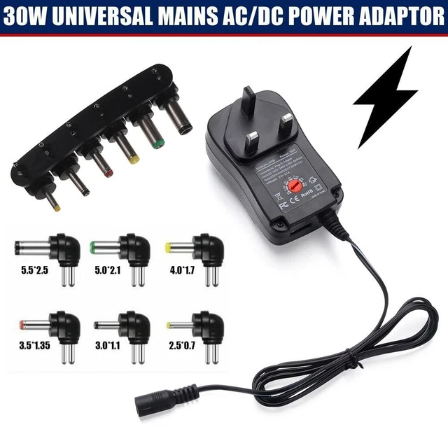 3-12V 30W Multi Voltage AC/DC Power Adapter Power Supply Voltage Adaptor