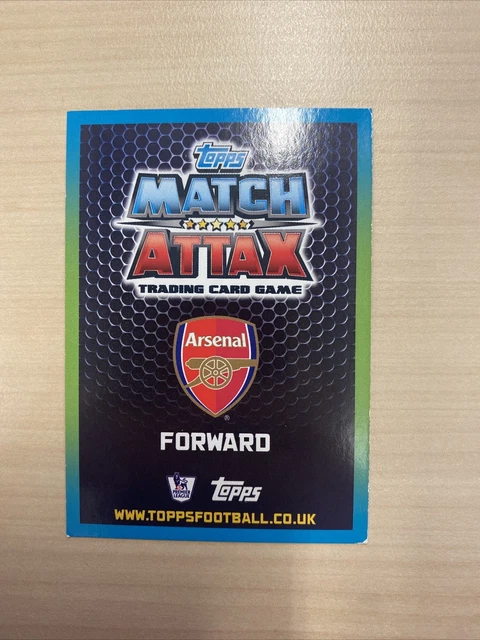 Topps Match Attax 2015/16 - Olivier Giroud Silver Limited Edition - Arsenal 2