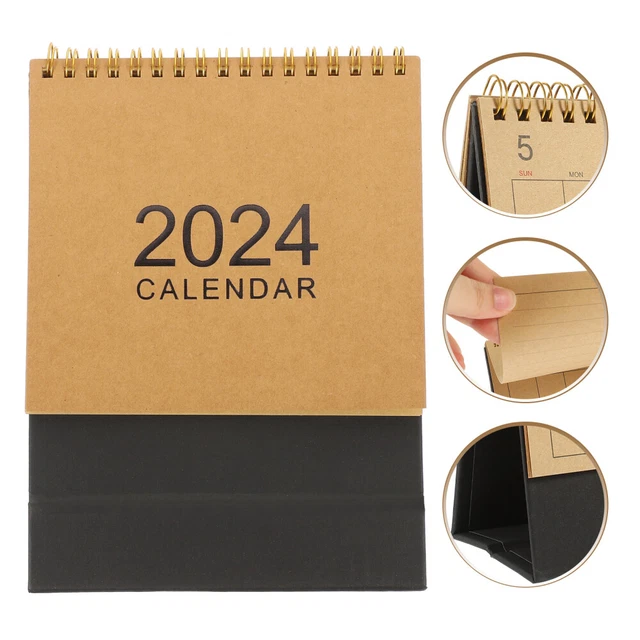 CALENDRIER DE TABLE De Bureau En Papier, Calendrier De Bureau Vintage