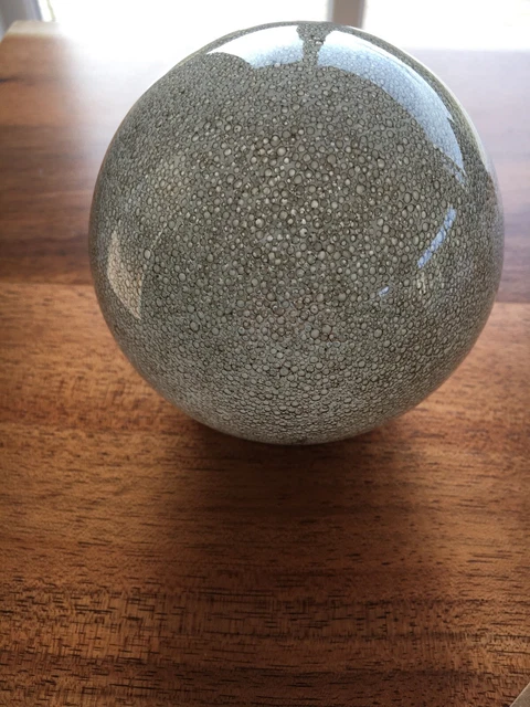 Hand blown Glass Friendship Ball  good friend gift  Natural 166
