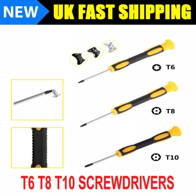 T8 Torx Security Tamper proof Screwdriver Tool Bit Disassembly for Xbox TR8  T8H