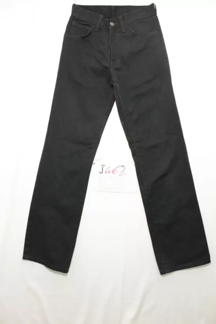 Levi's 566 Sta Prest Noir Boyfriend Jeans D'Occassion (Cod.J461) Tg.42 W28 L32