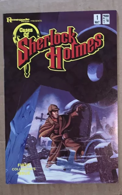 Cases of Sherlock Holmes #1. 1986.  Renegade Press. Nice copy.