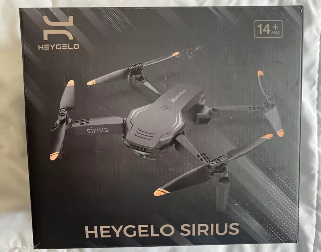Open Box- Heygelo S90 Foldable RC Quadcopter Drone with Camera .