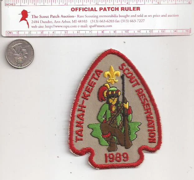 GULF STREAM COUNCIL Camp Tanah Keeta 1989 Summer Camp Patch 0.99