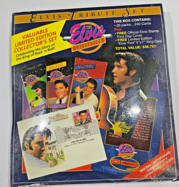 The River Group Wax Cards Elvis collector set box 5 of 5