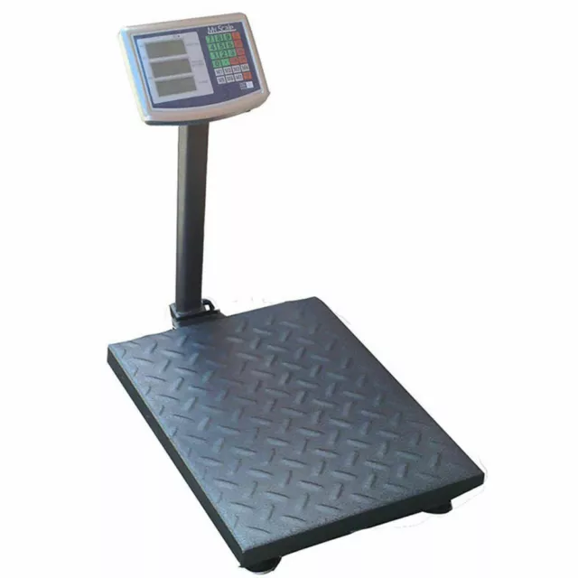 Bilico Bilancia Digitale 500Kg Elettronica Display Bascula Piatto 45 X 60 Cm 030