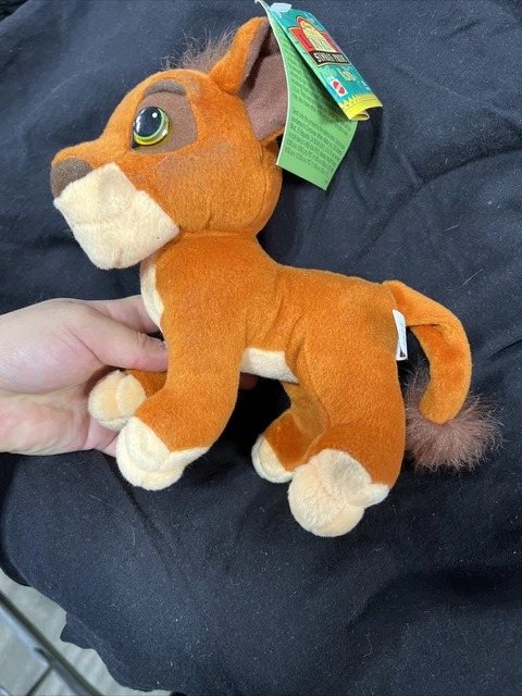 RARE 1998 Disney The Lion King II Simba's Pride Kovu Kissing Plush Toy sealed