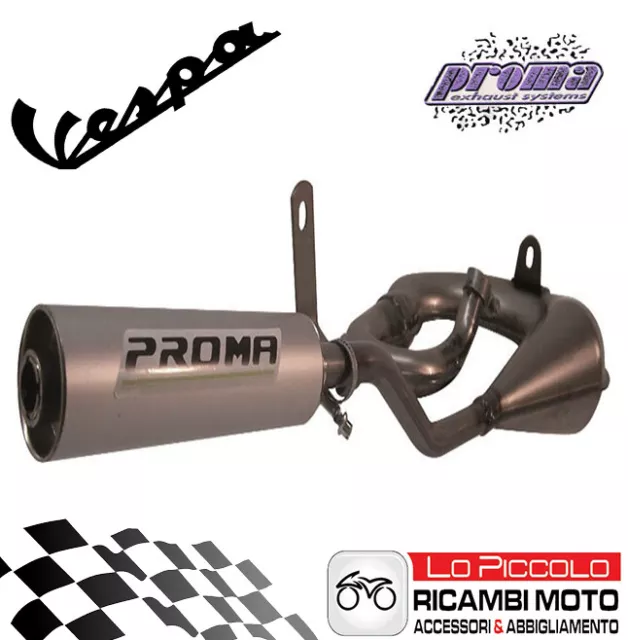 Silencieux Pot D'Échappement Expansion Racing PROMA Circuit Pro Piaggio Ciao Px