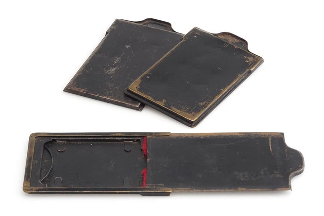 3x Metal Film Holder 2 3/16x3 3/8in Planfilmkassett (1695489011)