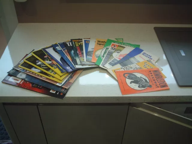 24 Different Speedway Programmes From 1965 Vintage To 2023 Modern Bundle Job Lot