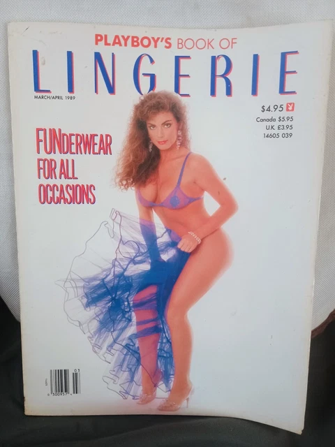 PLAYBOY SPECIAL EDITION MAGAZINE - Book of Lingerie - APRIL 1989 - Shannon  Tweed $7.98 - PicClick