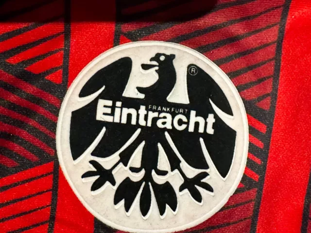 Eintracht Frankfurt SGE Original Langarm Trikot 95/96 Gr.XL -Weber Spielertrikot 3