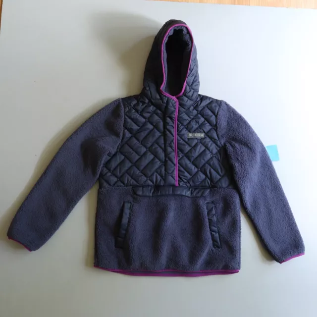 NWT $ 110 Columbia Sweet View Womens Hooded Fleece Pullover Snap Jacket Small