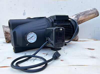 1hp Cast Iron Shallow Water Well Pump 792GPH w/ Pressure Control  Switch Gauge