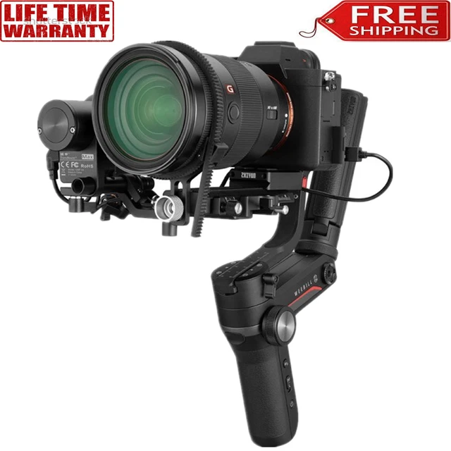 Estabilizador de cámara de 3 ejes Zhiyun WEEBILL S para cámaras sin espejo y DSLR Vlog