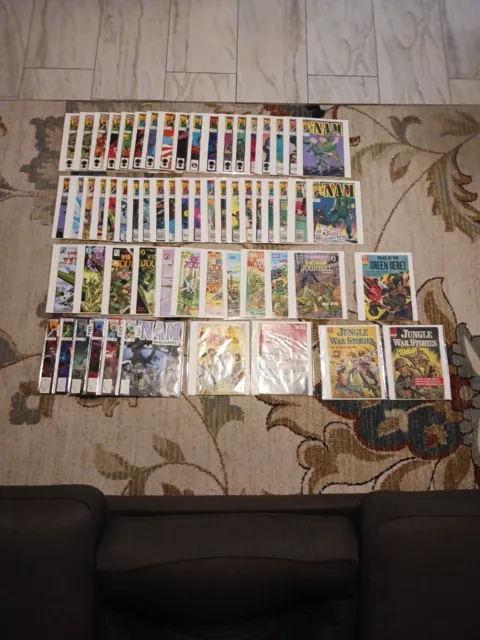 Huge Lot of 39: 1986-89 Marvel Comics "The 'NAM" Series #1-14....Plus More Read