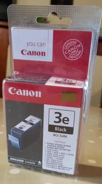 Cartouche D’encre Canon 3e Noir Black BCI-3eBK Neuve Date Dépassée