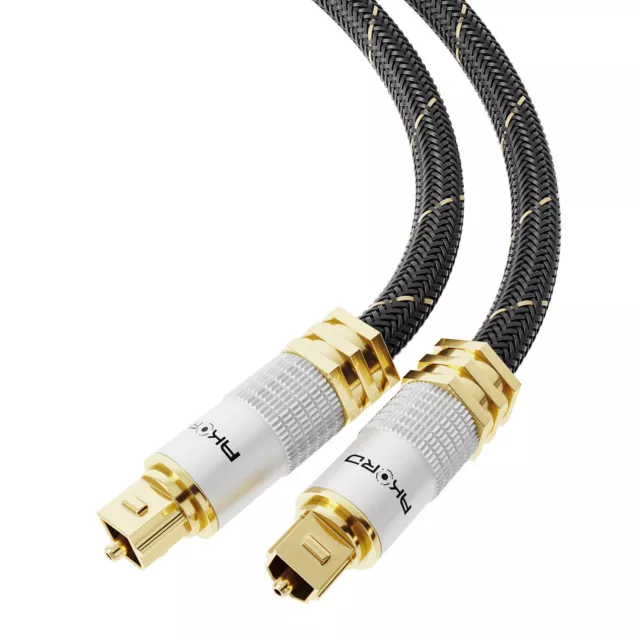 0.5m OPTICAL CABLE DIGITAL AUDIO Lead TOSLink SPDIF SKY DTS SURROUND SOUND Metre