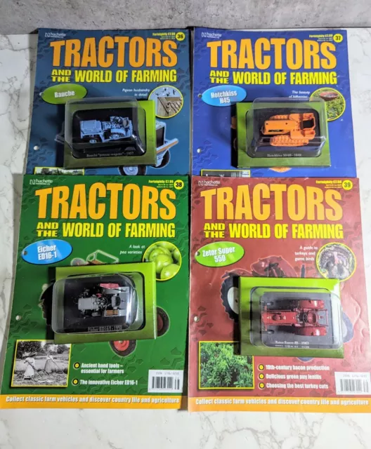 Traktor Sammlung Zeitschriften Hatschette Modelle Konvolut X 4