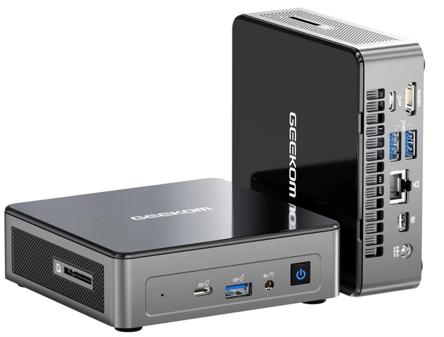GEEKOM Mini PC Mini IT12, 12th Gen Intel i5-12450H 8 Cores 12 Threads 16GB DDR4