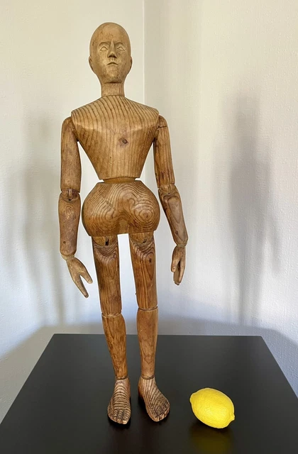 Ancien Mannequin Poupée De Décoration - Années 1900-1910 - Signé LAMBERT PARIS - Pièce De Collection