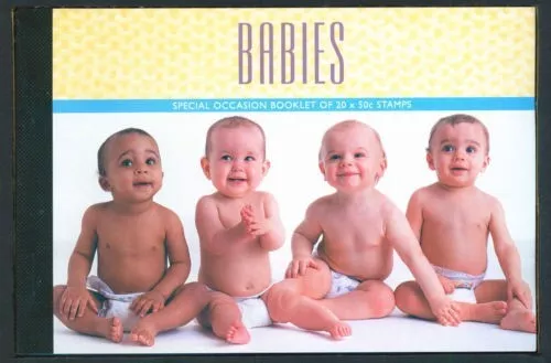 2005 Australian Prestige Booklet Marking the Occasion Babies  20x 50c P&S stamps