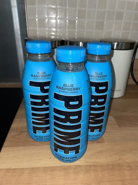 PRIME HYDRATION ENERGY Drink - Blue Raspberry, 500ml 3 bottles £18.00 ...