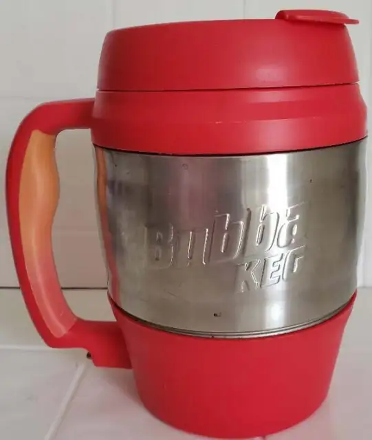 Large Jumbo Bubba Cup Keg 52 Ounce Travel Mug Insulated With Lid And Handle Red