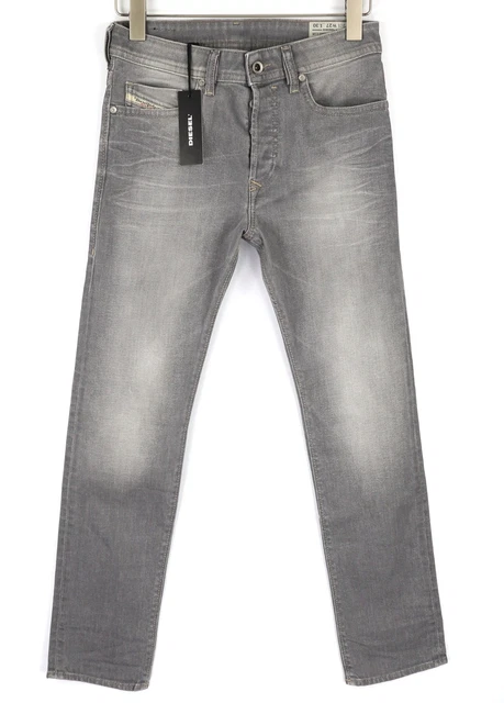 Jeans Femme Gris Décoloré Slim Stretch - Meltin' Pot Mika - Taille W28/38 - Occasion Très Bon État