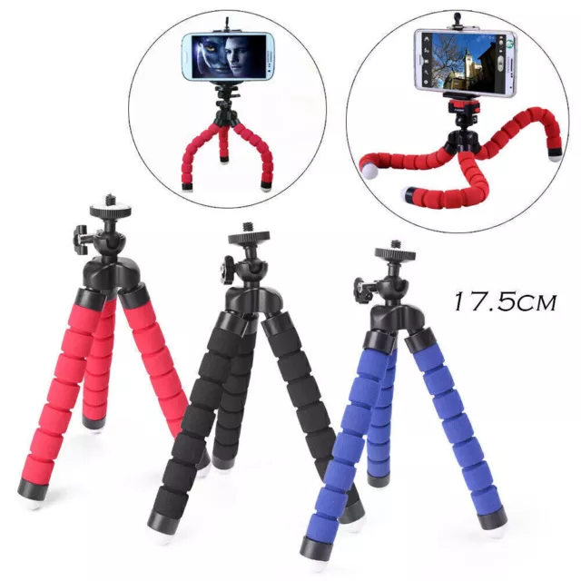 For Gopro Camera SLR DV Canon Nikon iPhone Mini Tripod Stand Portable Flexible