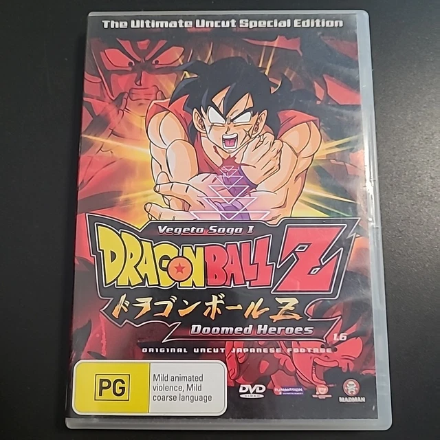 Part 6 Dvd DRAGON BALL Z - Vegeta Saga - Doomed Heroes : Vol 1 : Part 6 (DVD, 1990 ...