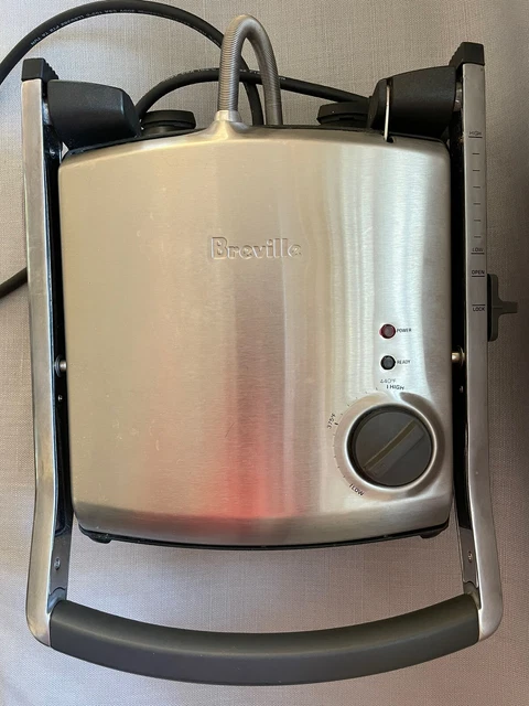 Breville Panini Grill Press TG425XL Adjustable Height Temperature