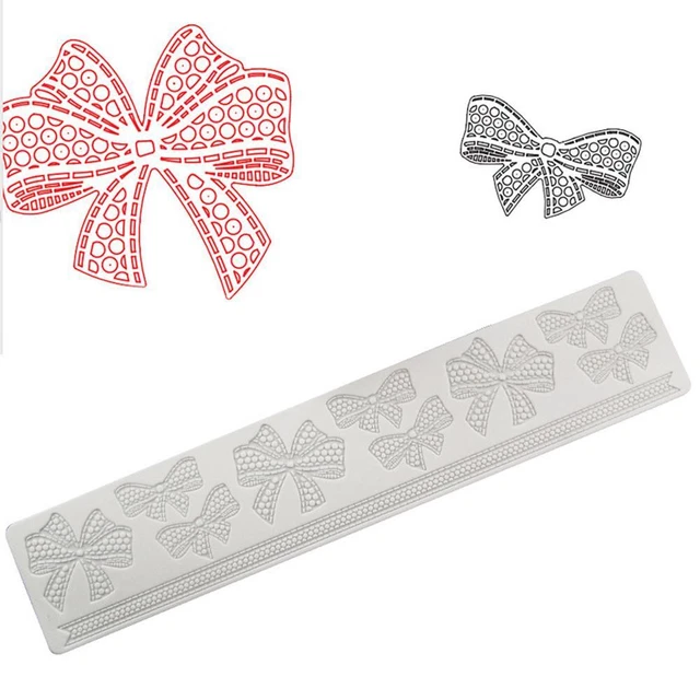 Lace Silicone Sugarcraft Mold Fondant Mat Pastry Cake Decorating Tools (D) FS2#