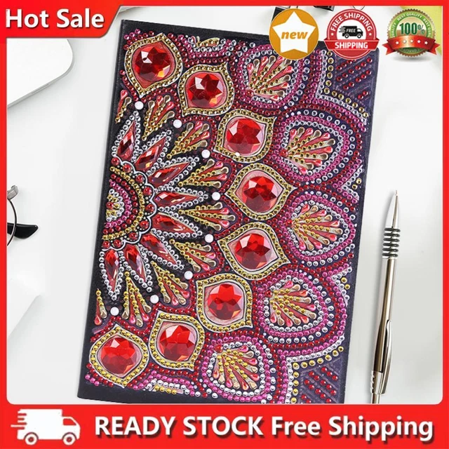 DIY Mandala Special Shaped Diamond Painting 50 Pages A5 Notebook Painting Book