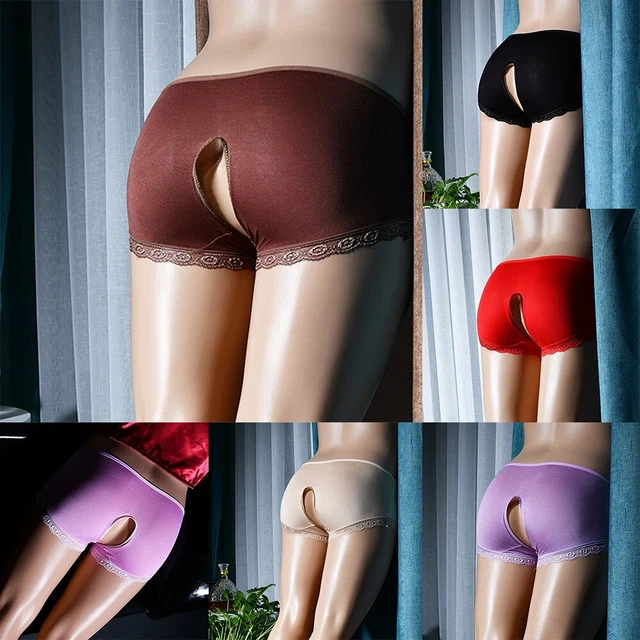 Intimo tanga biancheria intima lingerie slip passo aperto più taglia sexy