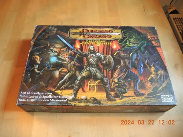 BRETTSPIEL Dungeons & Dragons Parker Fantasy Abenteuer Basis 100% kompl. deutsch