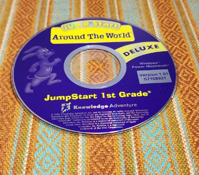 JUMP START AROUND The World Deluxe Edition 1st Grade Version 1.01 (Disc
