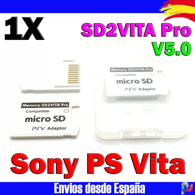 Adaptador De Tarjeta Micro Sd Para Sony Ps Vita 1000 2000 Sd2Vita Pro Memory V5